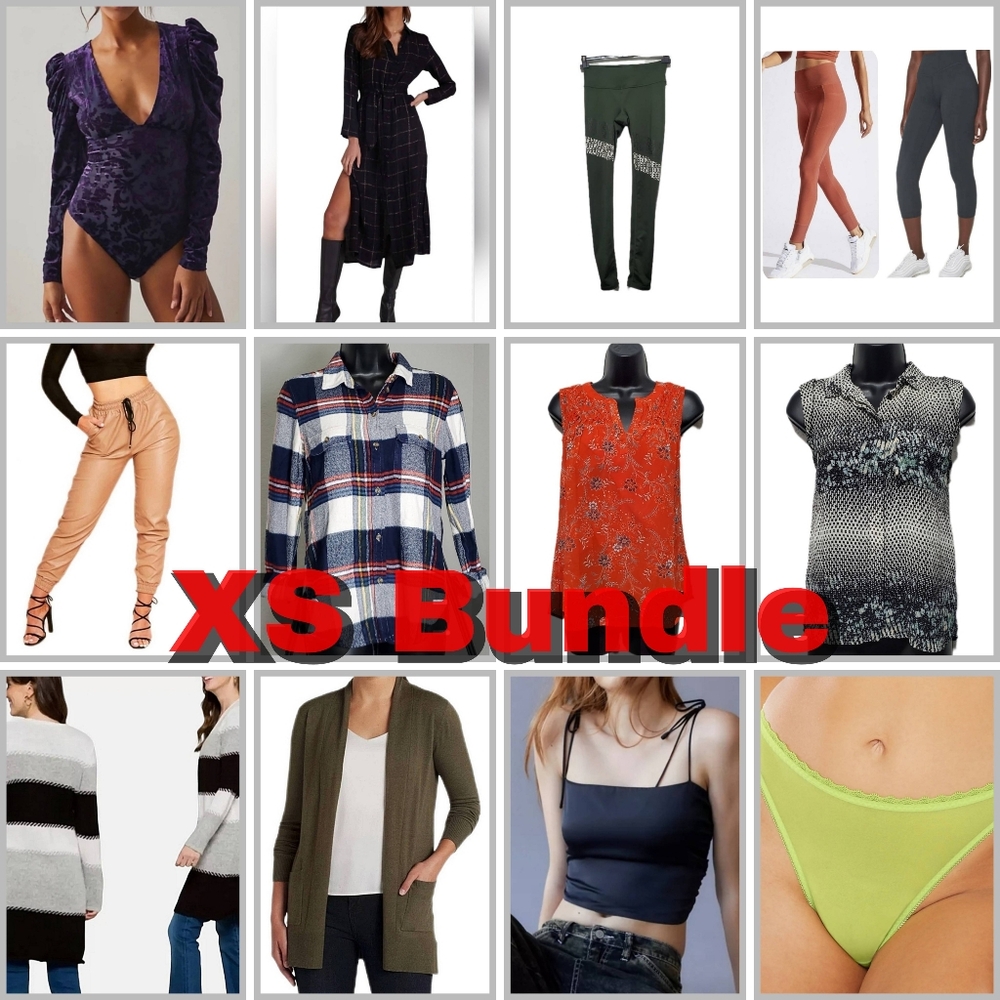 XS Clothing Bundle 14 Pc Various Brands